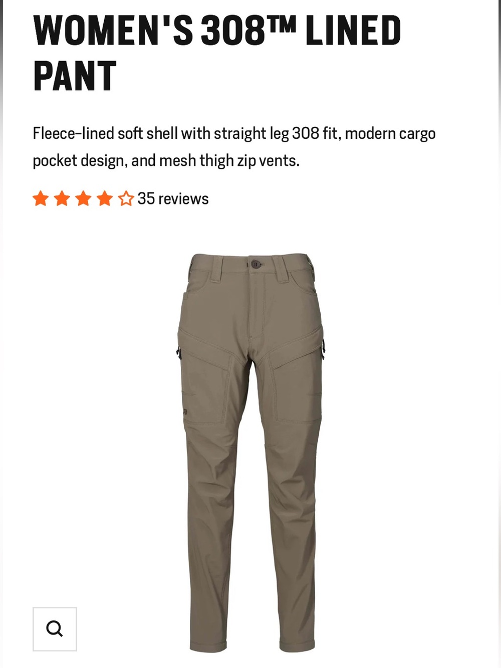 Women’s Lined 308 Pants